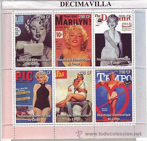 Cine: PRCN704, CONGO, 2003, MARILYN MONROE, MP04 - Foto 1