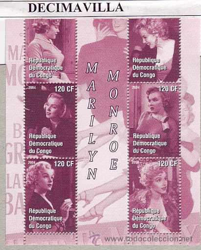 PRCN706, CONGO, 2004, MARILYN MONROE, MP02