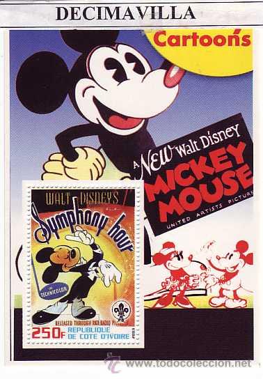 Cine: PRCN730, COSTA DE MARFIL, 2003, DISNEY, MICKEY MOUSE, HB03