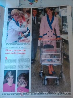 Cine: RECORTE lady di diana de gales CARRO DE LA COMPRA SUPER MERCADO KART CART CARRITO