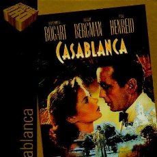Cine: CASABLANCA. LIBRO + DVD. HUMPHREY BOGART, INGRID BERGMAN, PAUL HENREID. COLECCIÓN CINE DE ORO, 2005. Lote 47300281