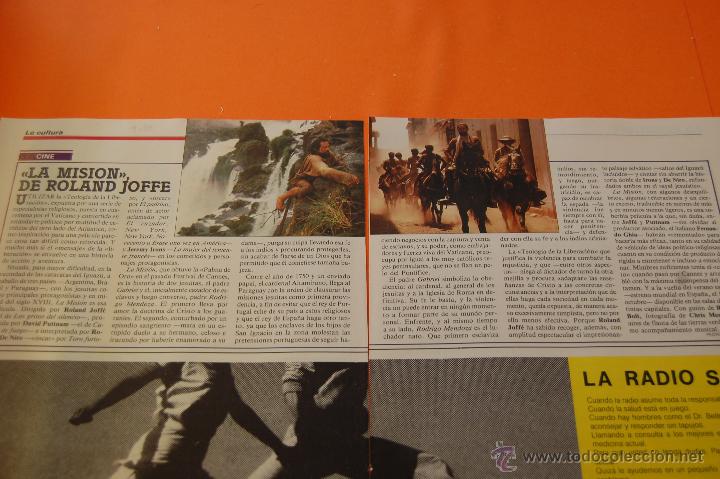 Cine: RECORTE/ARTICULO 1986 - LA MISION ROBERT DE NIRO ROLAND JOFFE - 2 PAGINA