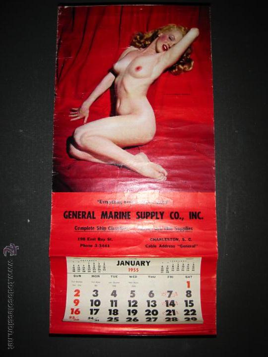 Marilyn monroe desnuda- calendario original año - Vendido en Venta Directa  - 47413225