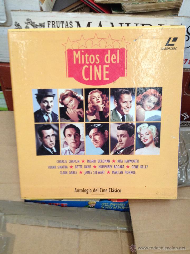 Cine: CAJA CON 10 LASER DISC MITOS DEL CINE - Foto 1