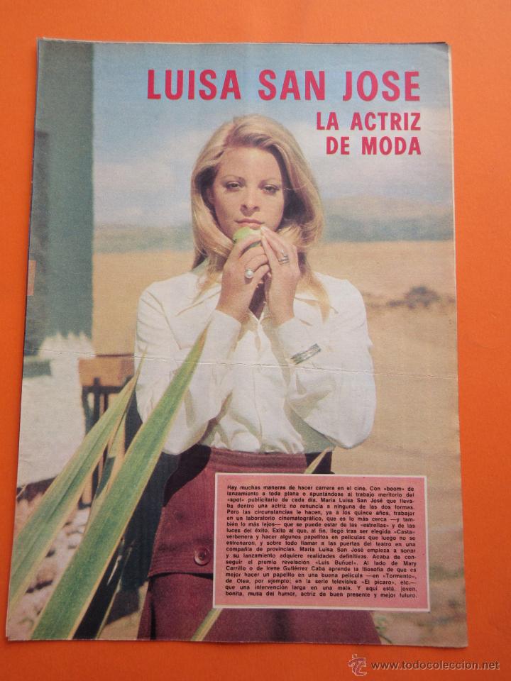 Cine: ARTICULO 1975 - MARIA LUISA SAN JOSE - 5 PAGINAS