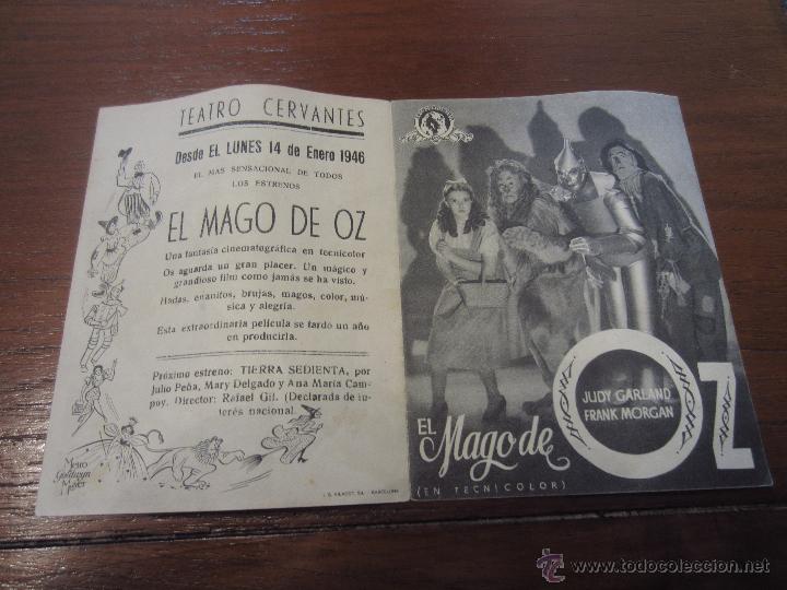 Cine: EL MAGO DE OZ PROGRAMA DOBLE MGM JUDY GARLAND - Foto 1