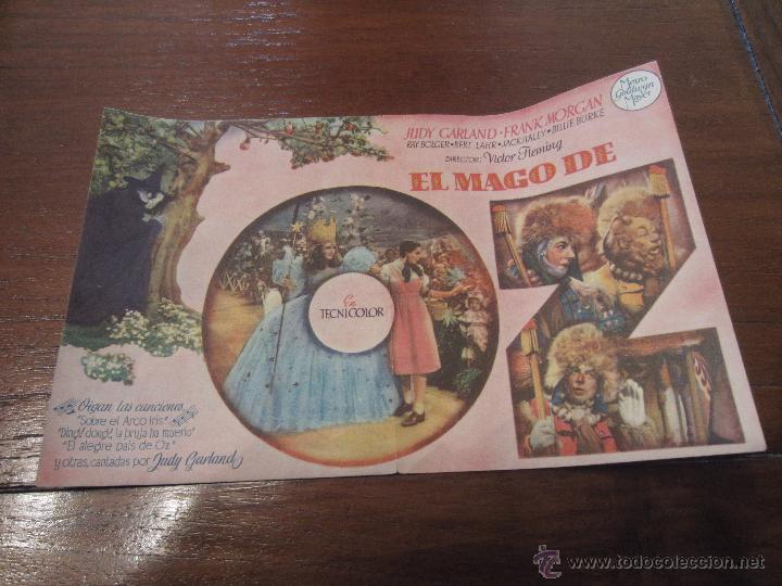 Cine: EL MAGO DE OZ PROGRAMA DOBLE MGM JUDY GARLAND - Foto 2