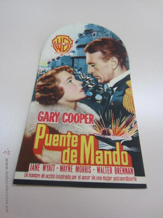 Cine: PUENTE DE MANDO  WARNER GARY COOPER