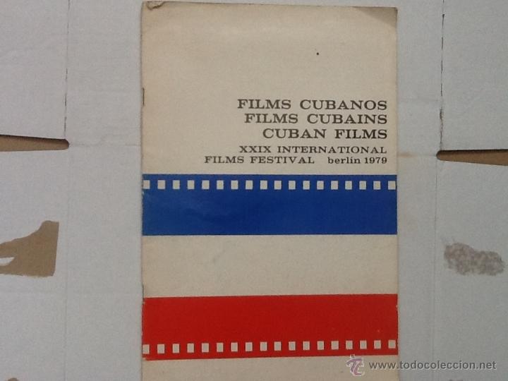 Cinema: FILMS CUBANOS. XXIX FESTIVAL INTERNACIONAL DE BERL&Iacute;N. 1979