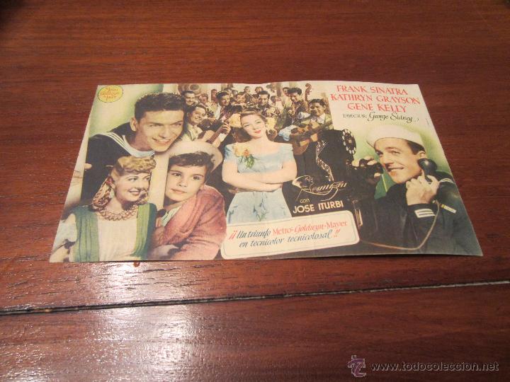 Cine: LEVANDO ANCLAS PROGRAMA DOBLE MGM GENE KELLY FRANK SINATRA - Foto 3
