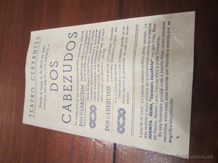 Cine: BUD ABBOTT LOU COSTELLO DOS CABEZUDOS - Foto 2