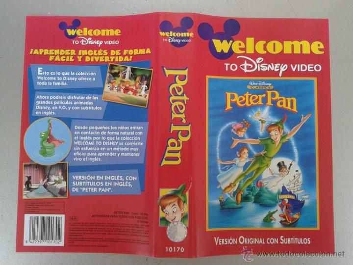 Cine: SOLO CARATULA VIDEO VHS - PETER PAN VOSE - WALT DISNEY