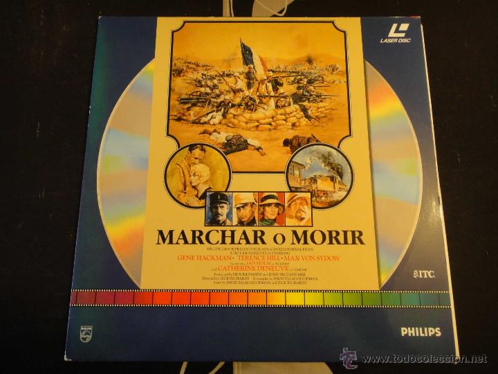 Cine: MARCHAR A MORIR PELICULA LASERDISC LASER DISC - Foto 1