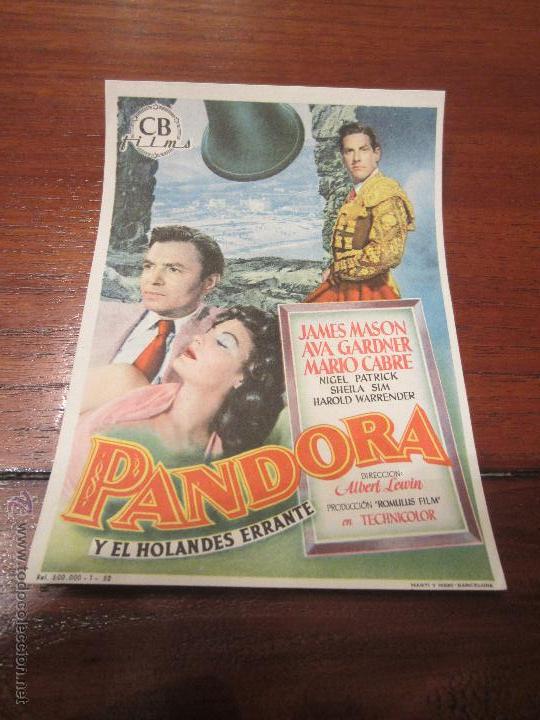 Cine: PANDORA Y EL HOLANDES ERRANTE AVA GARDNER JAMES MASON