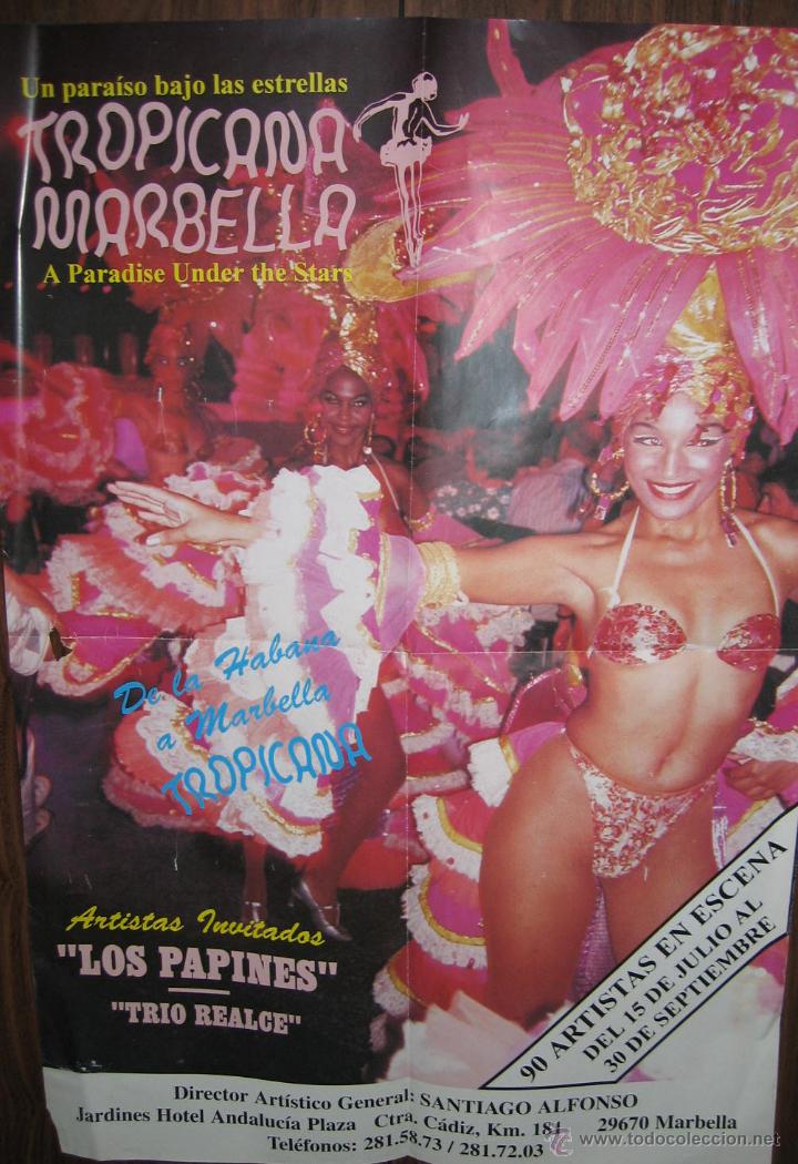 Cine: TROPICANA MARBELLA POSTER PLEGADO 99 X 69 CMS