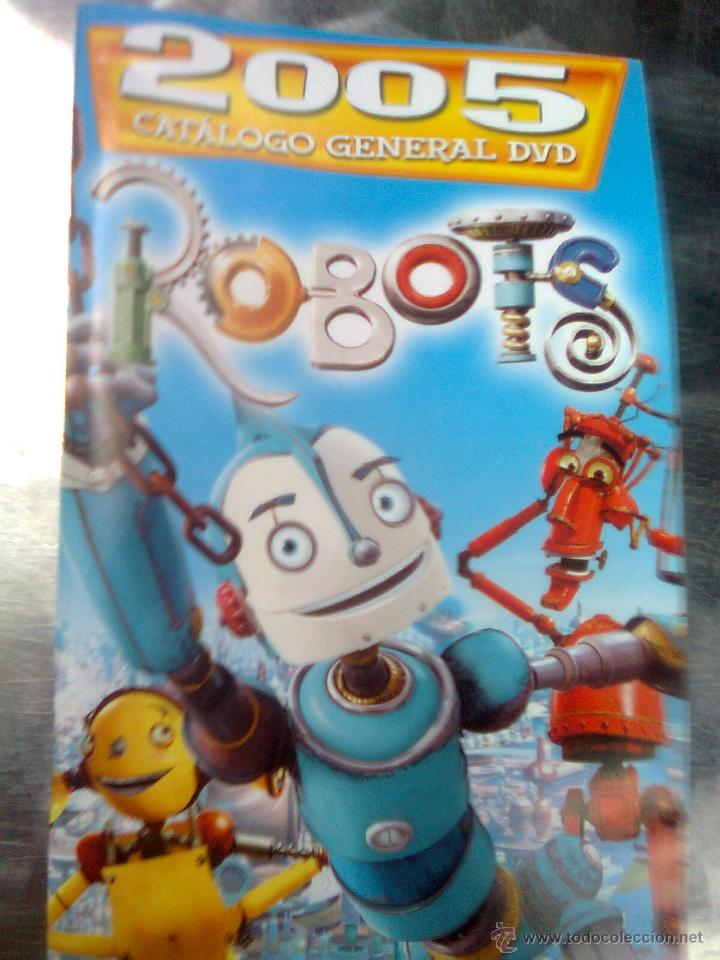 Cine: Robots - folleto cat&aacute;logo general dvd century fox - Titanic, 4 fant&aacute;sticos, reino de los cielos,etc