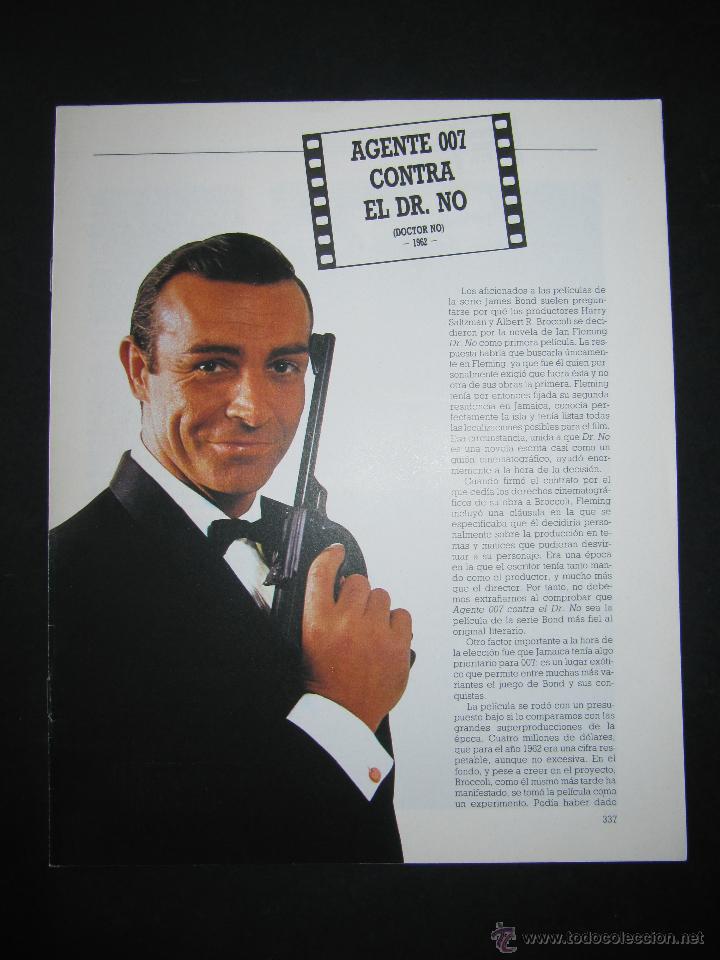 Cine: FASCICULO CINE Y MUSICA. AGENTE 007 CONTRA EL DOCTOR NO. SIN LA PORTADA. HISTORIA Y CRITICA DEL FILM