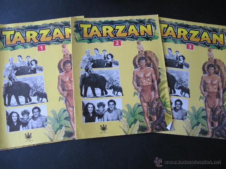 Cine: LOTE 3 FASCICULOS TARZAN.
