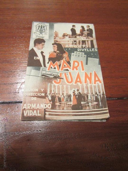 Cine: MARI JUANA PROGRAMA DOBLE PROCINES CINE ESPA&Ntilde;OL AMPARO RIVELLES - Foto 1