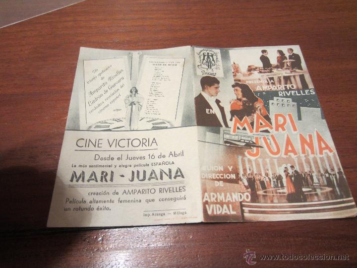 Cine: MARI JUANA PROGRAMA DOBLE PROCINES CINE ESPA&Ntilde;OL AMPARO RIVELLES - Foto 3