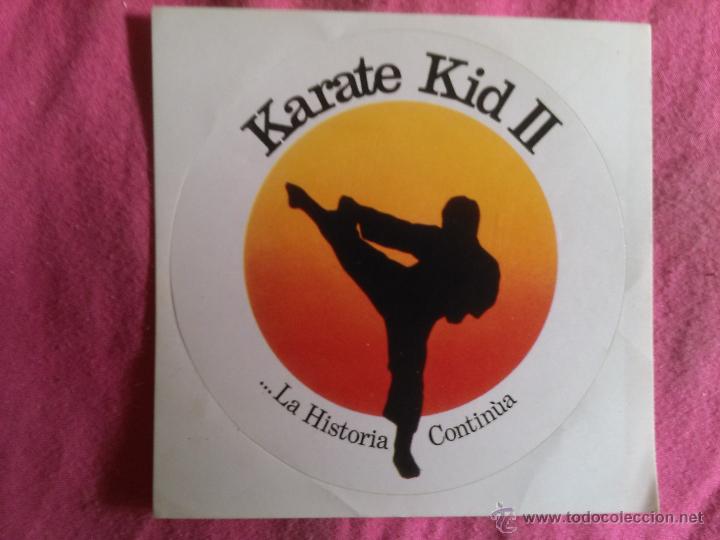 Kino: Karate Kid II. Pegatina de &eacute;poca