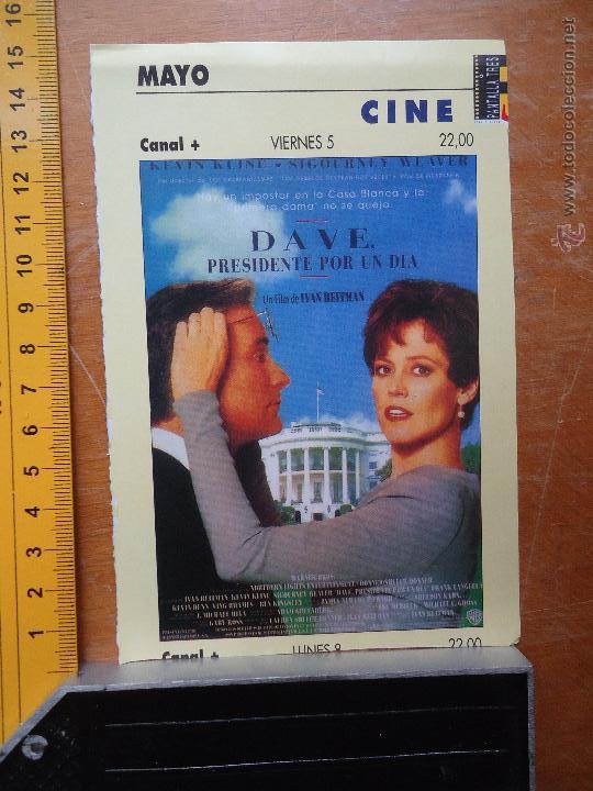 Cinema: recorte pelicula cine - dave presidente por un dia