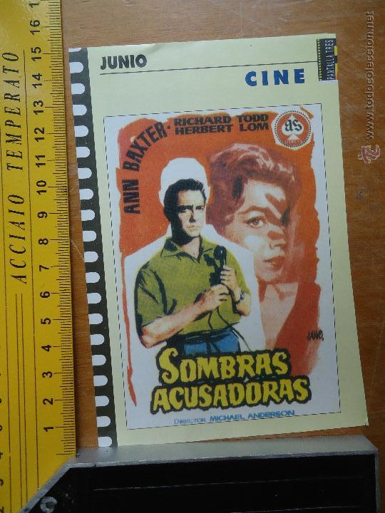 Cinema: recorte pelicula cine - sombras acusadoras, ann baxter