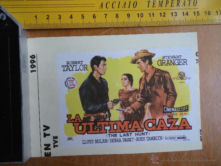 Cinema: recorte pelicula cine - LA ULTIMA CAZA