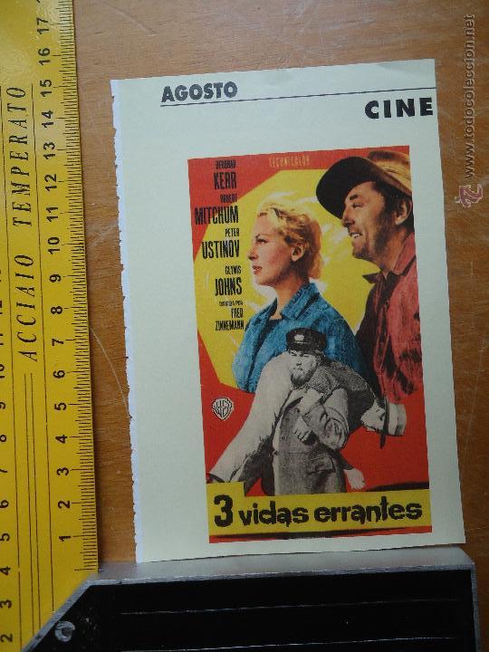 Cinema: recorte pelicula cine - TRES 3 VIDAS ERRANTES