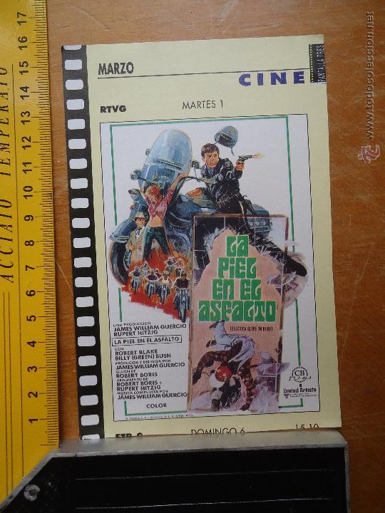 Cinema: recorte pelicula cine - LA PIEL EN EL ASFALTO