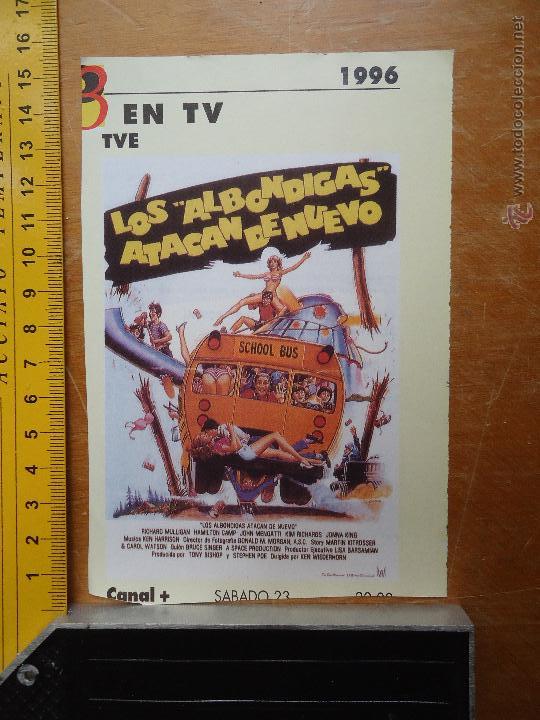 Cinema: recorte pelicula cine - LOS ALBONDIGAS ATACAN DE NUEVO