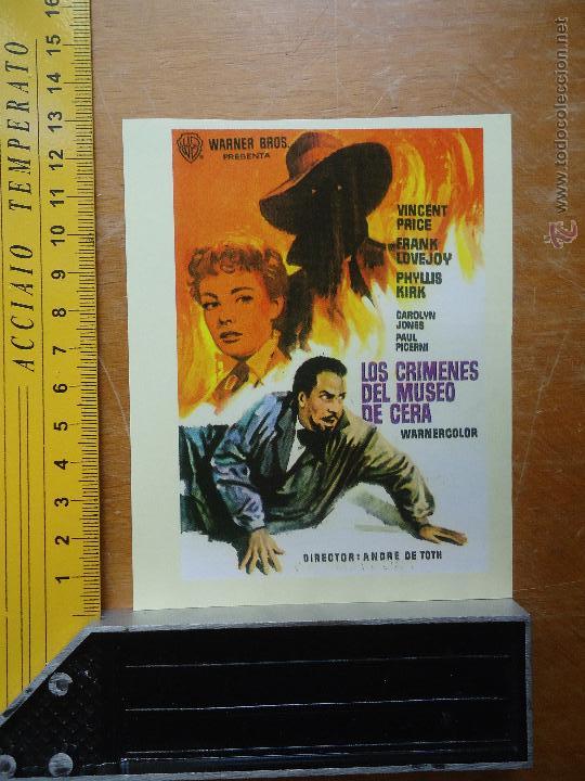 Cinema: recorte pelicula cine - LOS CRIMENES DEL MUSEO DE CERA