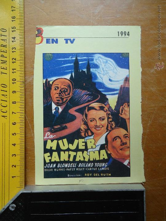 Cinema: recorte pelicula cine - LA MUJER FANTASMA