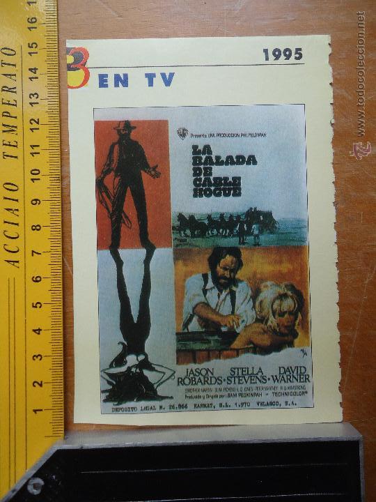 Cinema: recorte pelicula cine -  LA BALADA DE CABLE HOGUE