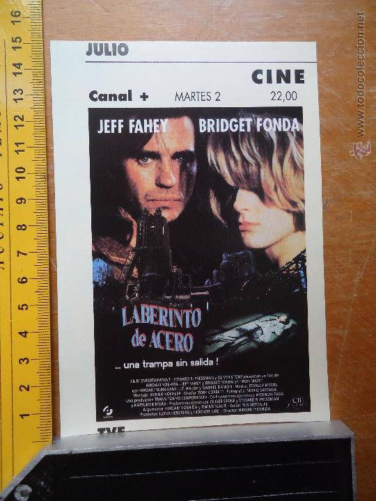 Cinema: recorte pelicula cine - EL LABERINTO DE ACERO