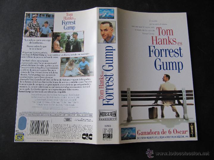Cine: CARATULA VIDEO VHS FORREST GUMP