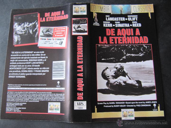 Cine: video vhs de aqui a la eternidad