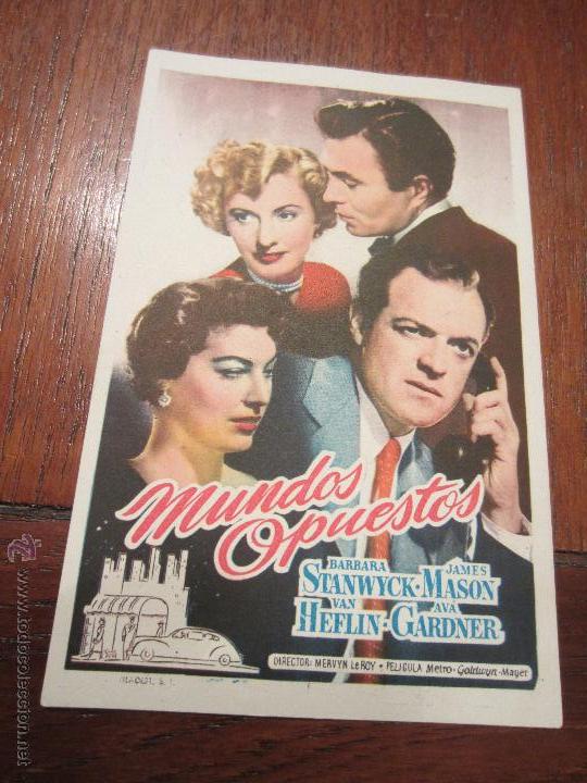Cine: MUNDOS OPUESTOS BARBARA STANWYCK JAMES MASON AVA GARDNER