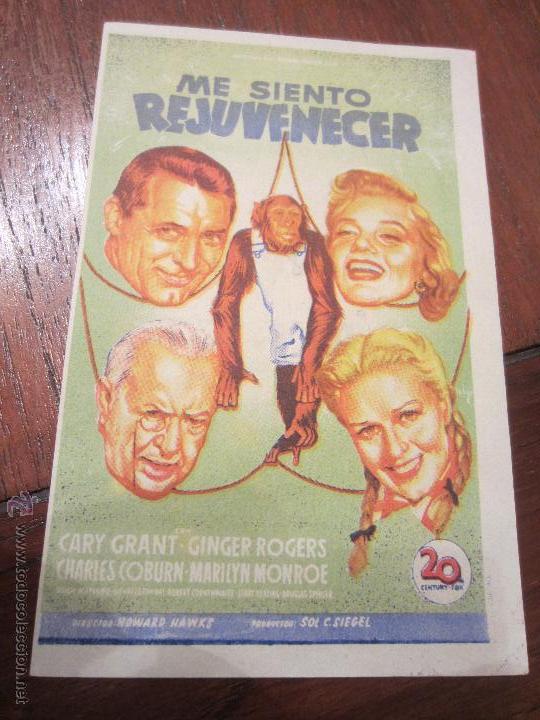 Cine: Me siento rejuvenecer. Solig&oacute;. Sencillo de 20Th Century fox.