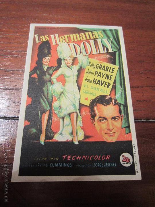 Cine: LAS HERMANAS DOLLY (SOLIG&Oacute;) (Betty Grable - John Payne - June Haver)