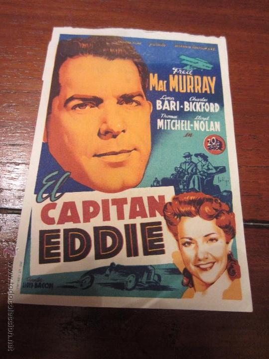 Cine: El Capit&aacute;n Eddie. Solig&oacute;. Sencillo de 20Th Century Fox.