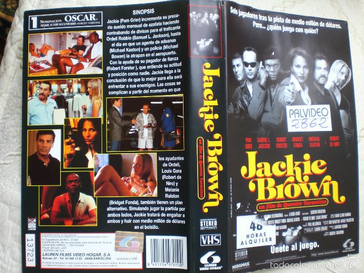 CARÁTULA VIDEO VHS - JACKIE BROWN (Cine - Varios)