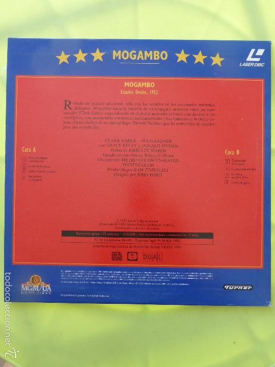Cine: mogambo clark gable - LASERDISC - WIDESCREEN - laser disc - Foto 2