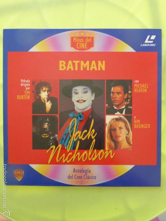 Cine: batman - jack nicholson - laser disc - laserdisc. - Foto 1