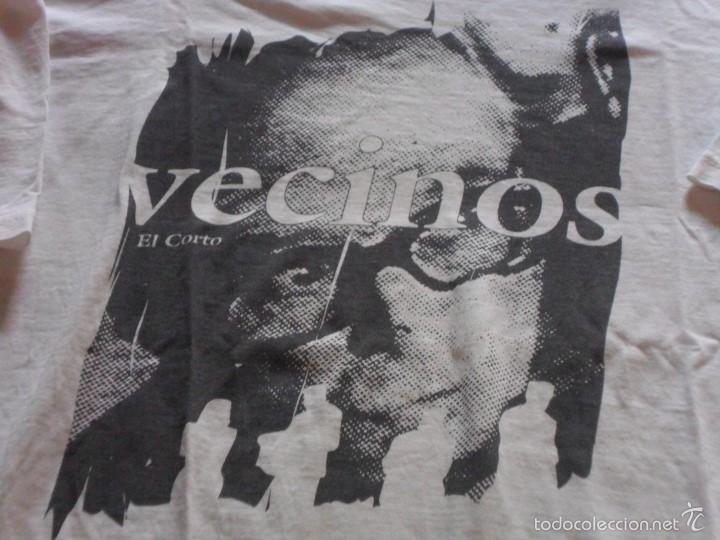 Cine: CAMISETA PROMOCIONAL DE VECINOS, EL CORTO. A&Ntilde;O 1996, RAREZA.