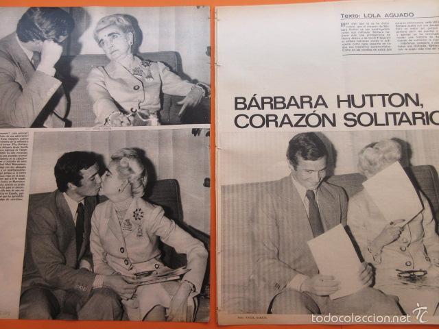 Cine: ARTICULO 1972 - BARBARA HUTTON - Foto 1