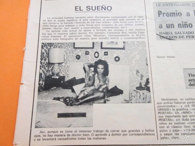 Cine: RECORTE 1972 - ESPERANZA ROY EL SUE&Ntilde;O - Foto 1