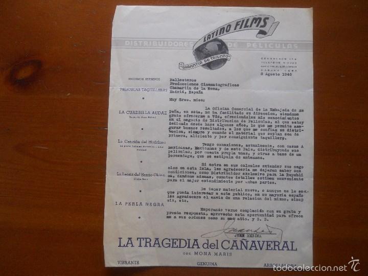 Cin&eacute;ma: Documento distribuci&oacute;n de pel&iacute;culas