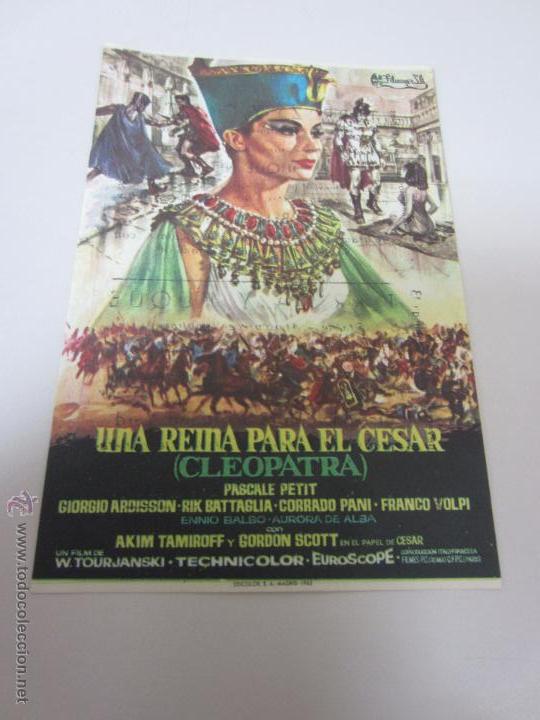 Cine: UNA REINA PARA EL CESAR CLEOPATRA PASCALE PETIT