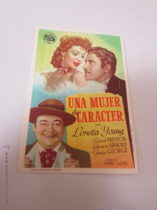 Cine: LORETTA YOUNG ROBERT PRESTON UNA MUJER DE CARACTER - Foto 1